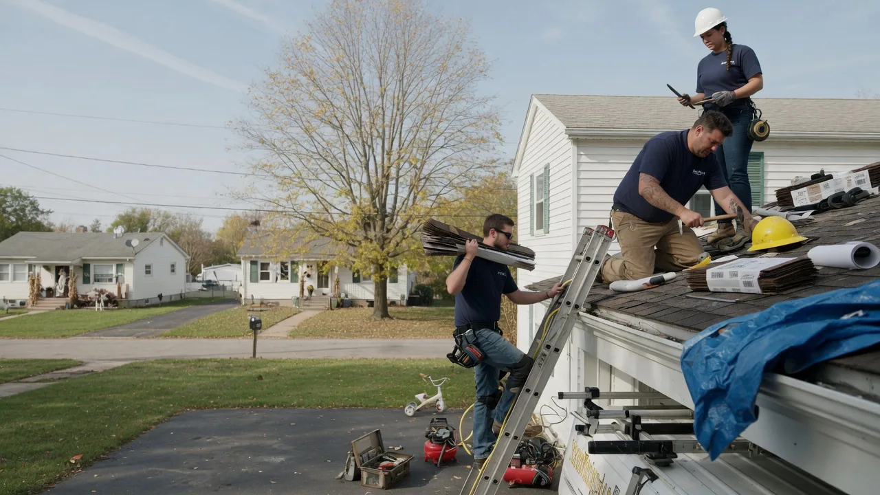 Local Roofing Contractors in Warsaw, IL near me